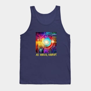 AI: Hello, World! Tank Top